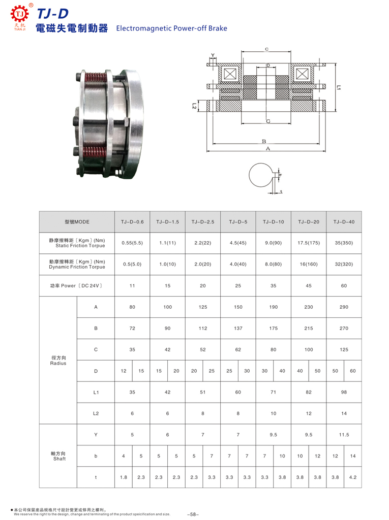 斷電剎車(chē)器型號(hào)選型參數(shù) 斷電剎車(chē)器型號(hào)選型參數(shù)